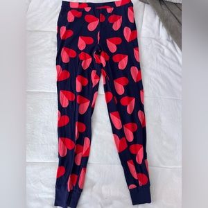 Heart shaped pajama pants
